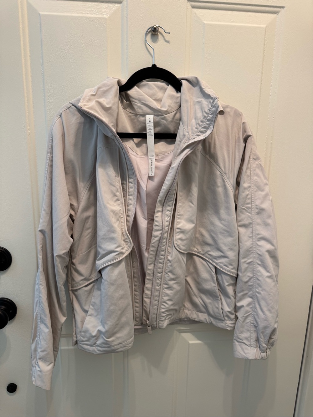 lululemon athletica Light Cream Utility Hooded Jacket